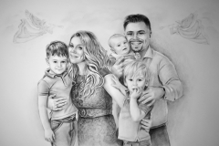 Family portrait, paper