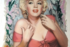 Marilyn Monroe,	80x108 cm,	õli, akrüül, lõuend	2019